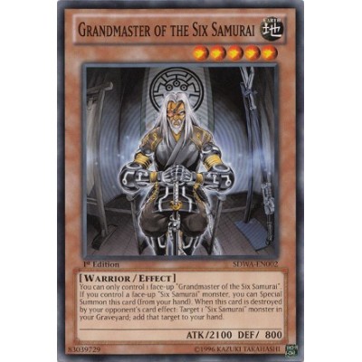 Grandmaster of the Six Samurai - GLD1-EN026