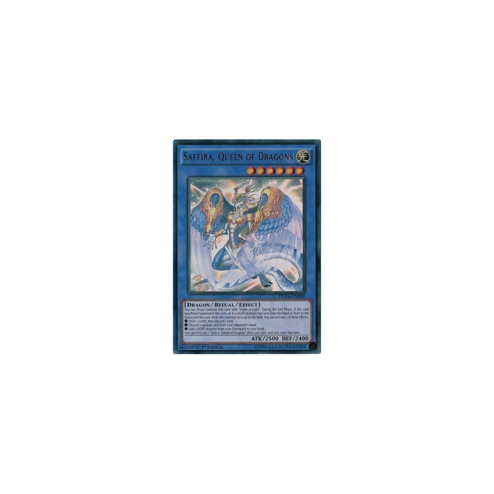 Saffira, Queen of Dragons - DUEA-EN050 - Ultimate Rare