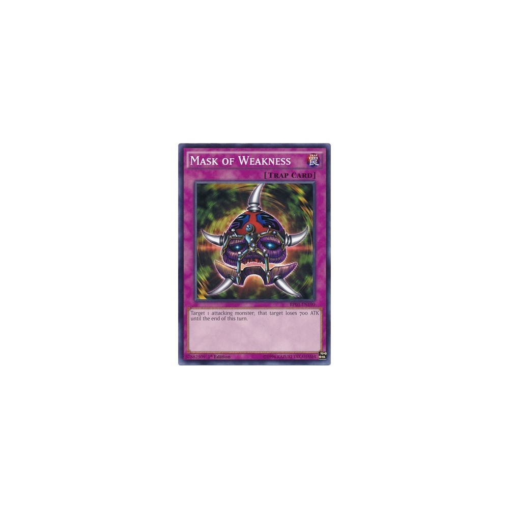 Mask of Weakness - BP03-EN190 - Shatterfoil