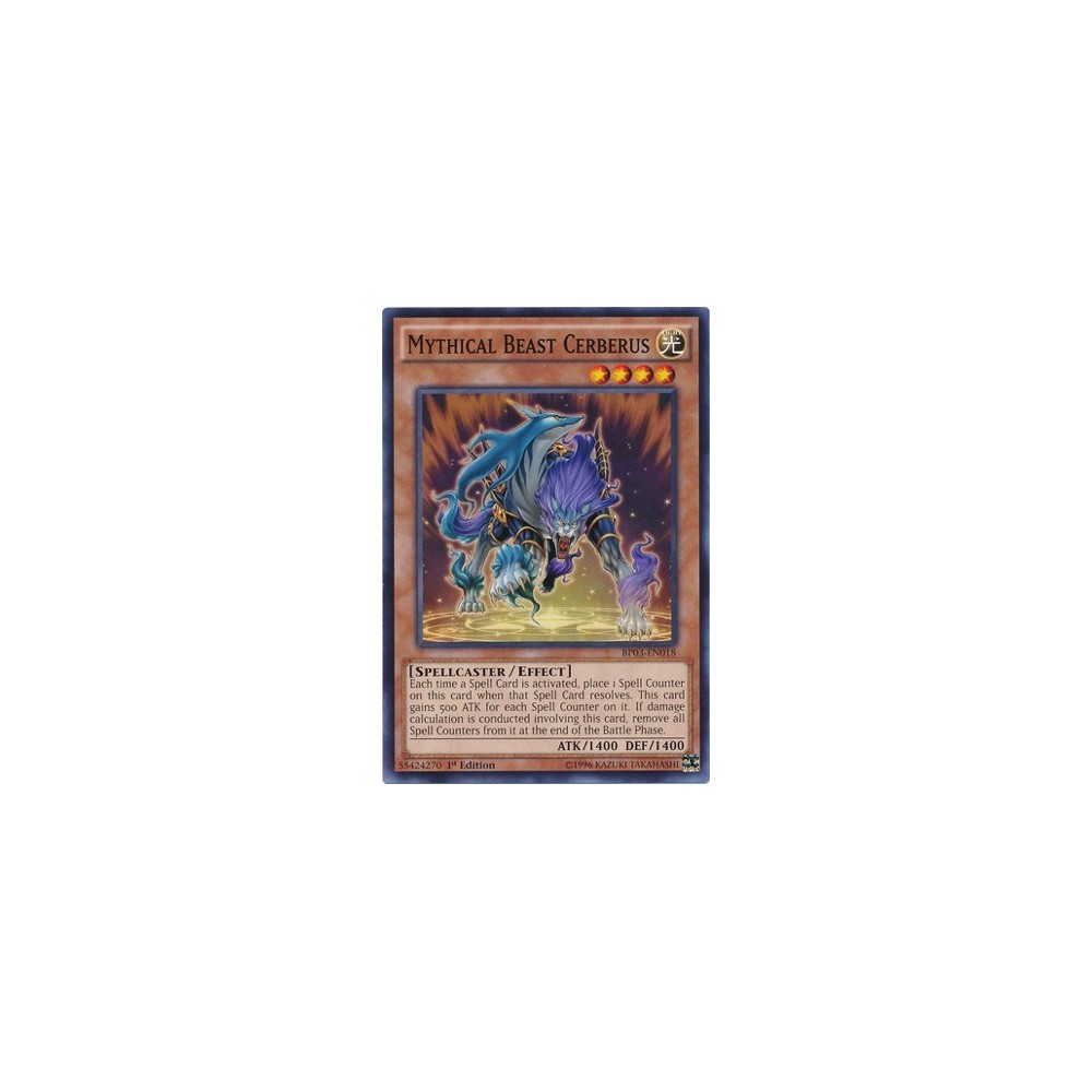 Mythical Beast Cerberus - BP03-EN018