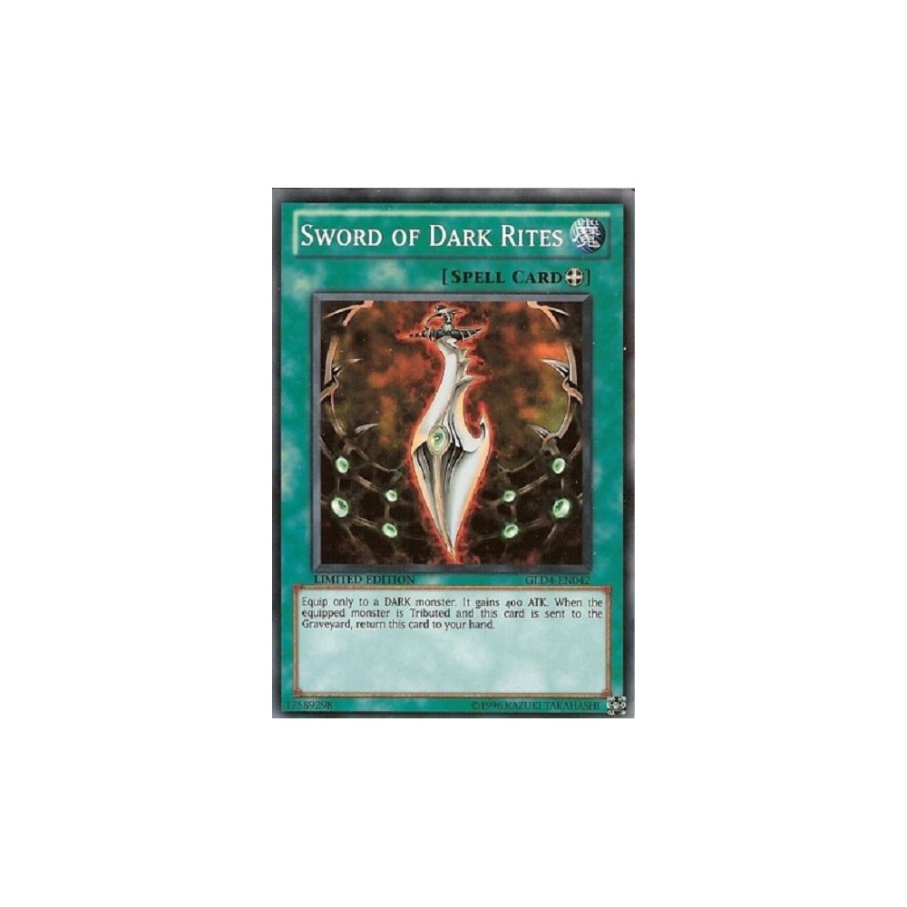 Sword of Dark Rites - GLD4-EN042