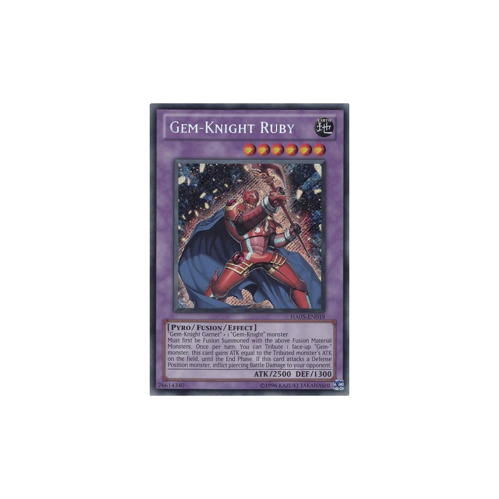 Gem-Knight Ruby - HA05-EN019