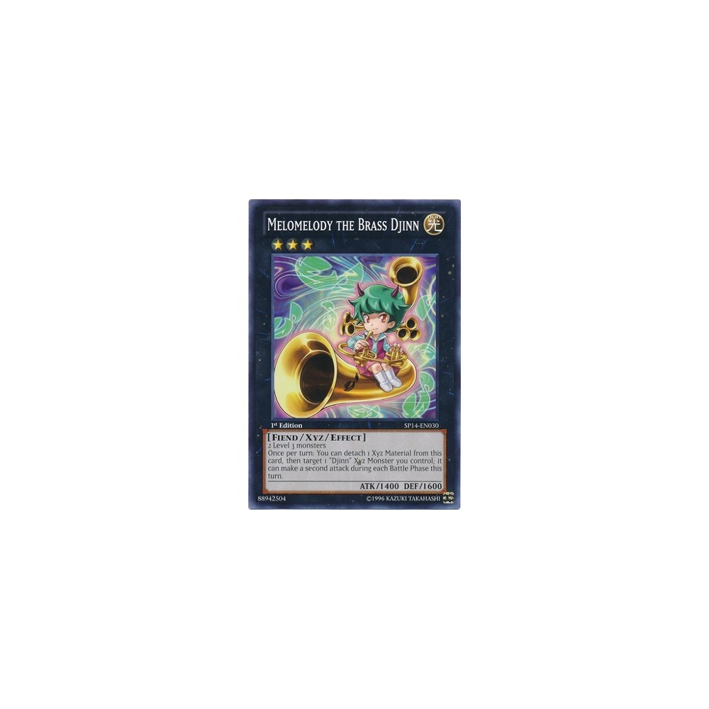 Melomelody the Brass Djinn - SP14-EN030 - Starfoil Rare
