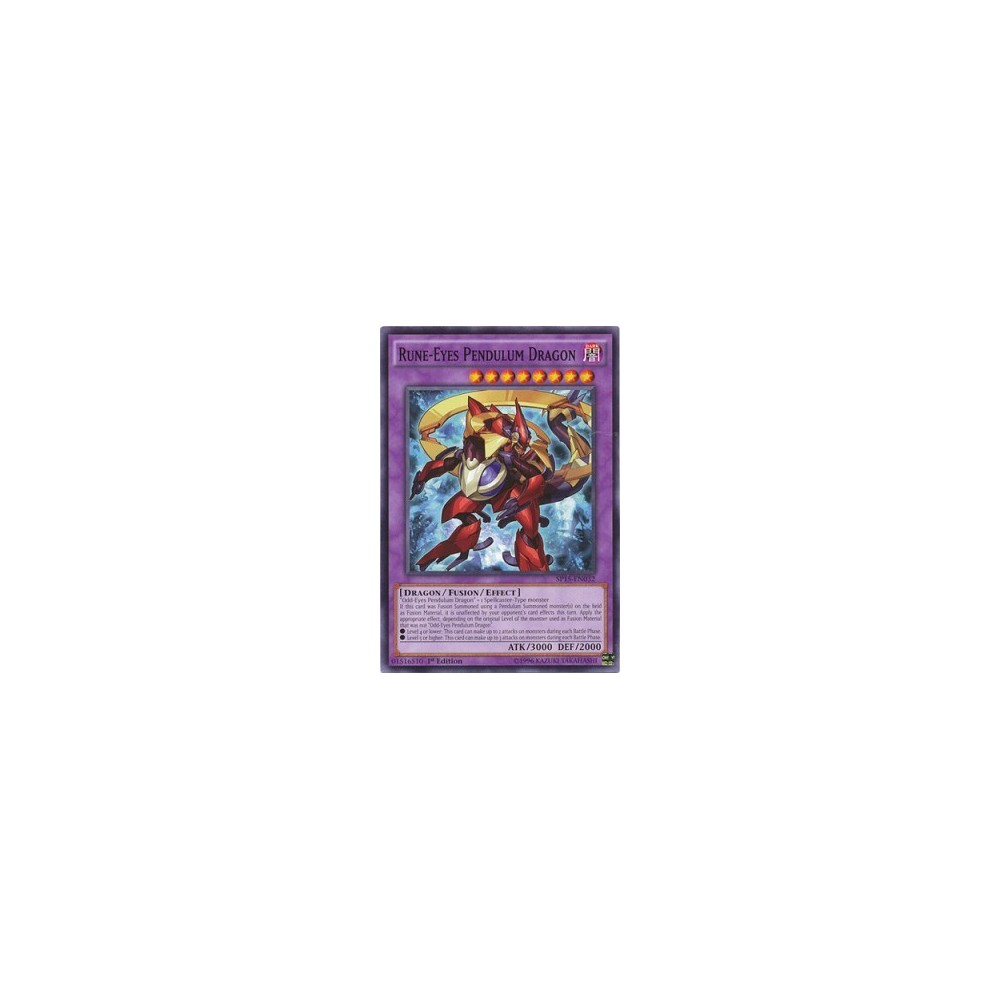 Rune-Eyes Pendulum Dragon - SP15-EN032