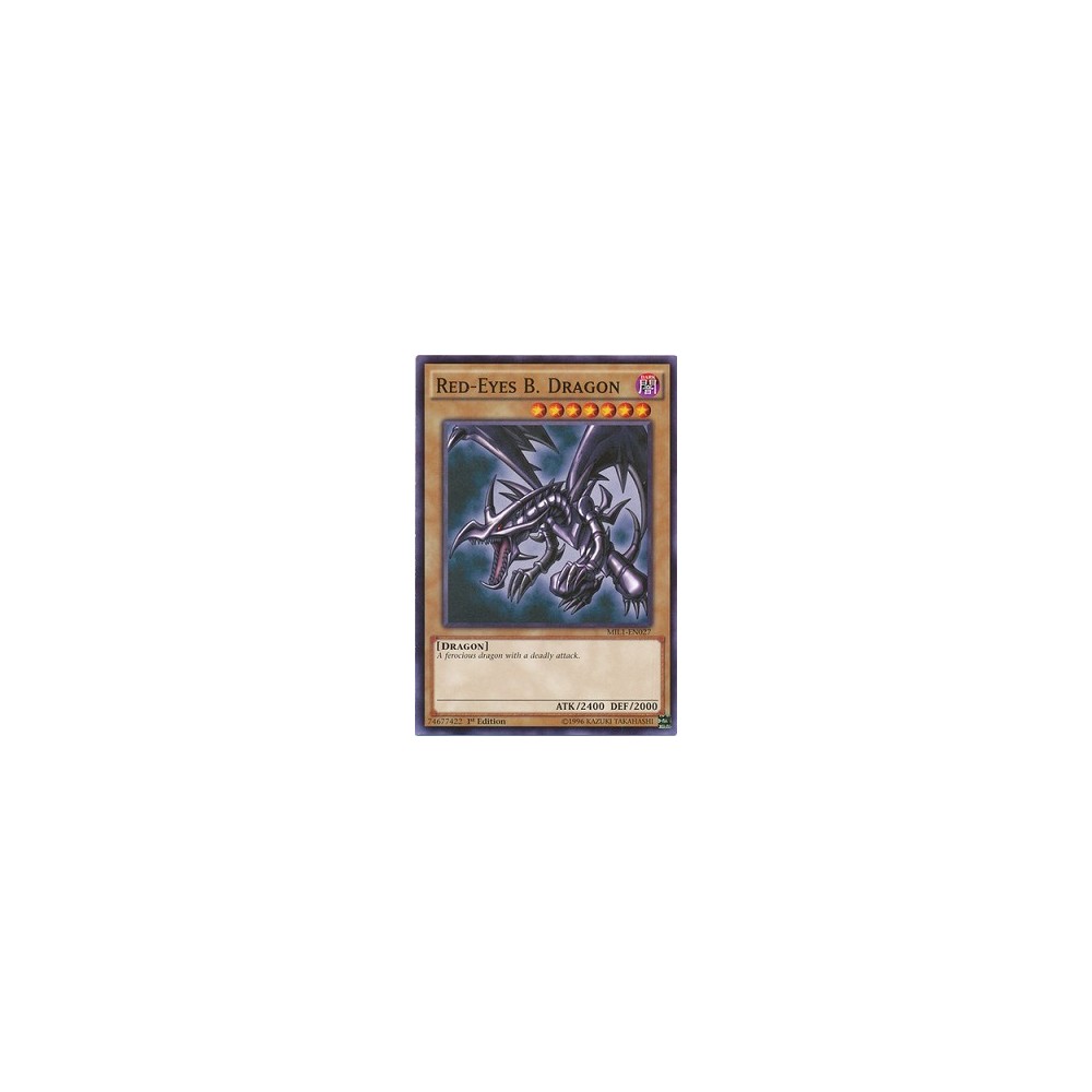 Red-Eyes B. Dragon - MIL1-EN027