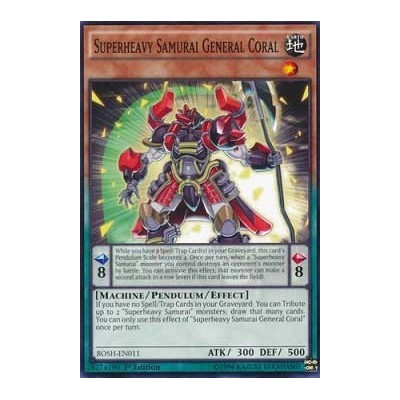 Superheavy Samurai General Coral - BOSH-EN011