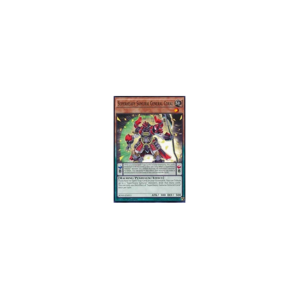 Superheavy Samurai General Coral - BOSH-EN011