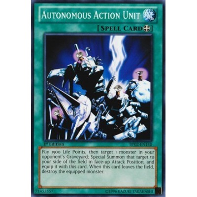 Autonomous Action Unit - BP02-EN140 - Starfoil Rare