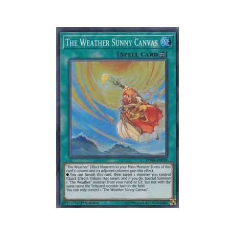 The Weather Sunny Canvas - SPWA-EN039