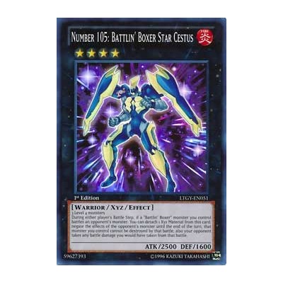 Number 105: Battlin' Boxer Star Cestus - LTGY-EN051