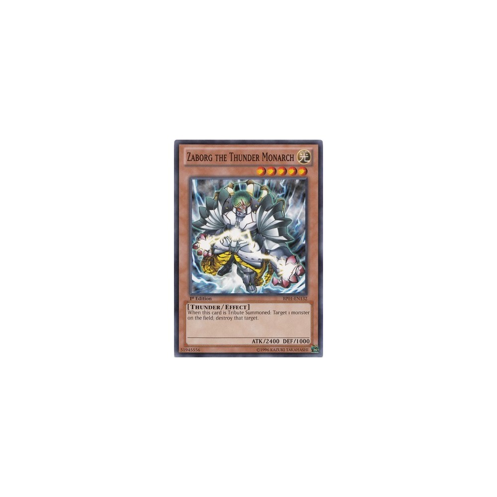 Zaborg the Thunder Monarch - DR2-EN135