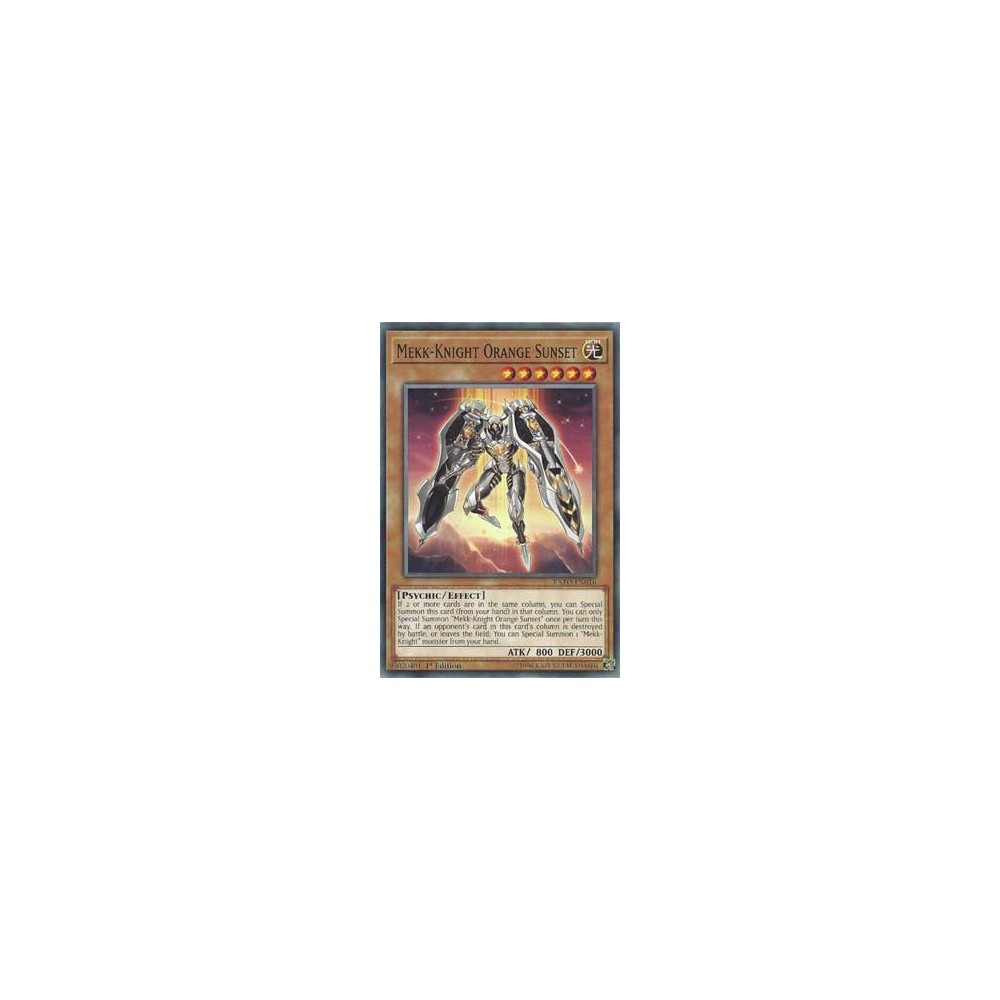Mekk-Knight Orange Sunset - MP18-EN179 Mekk-Knight Orange Sunset - MP18-EN179