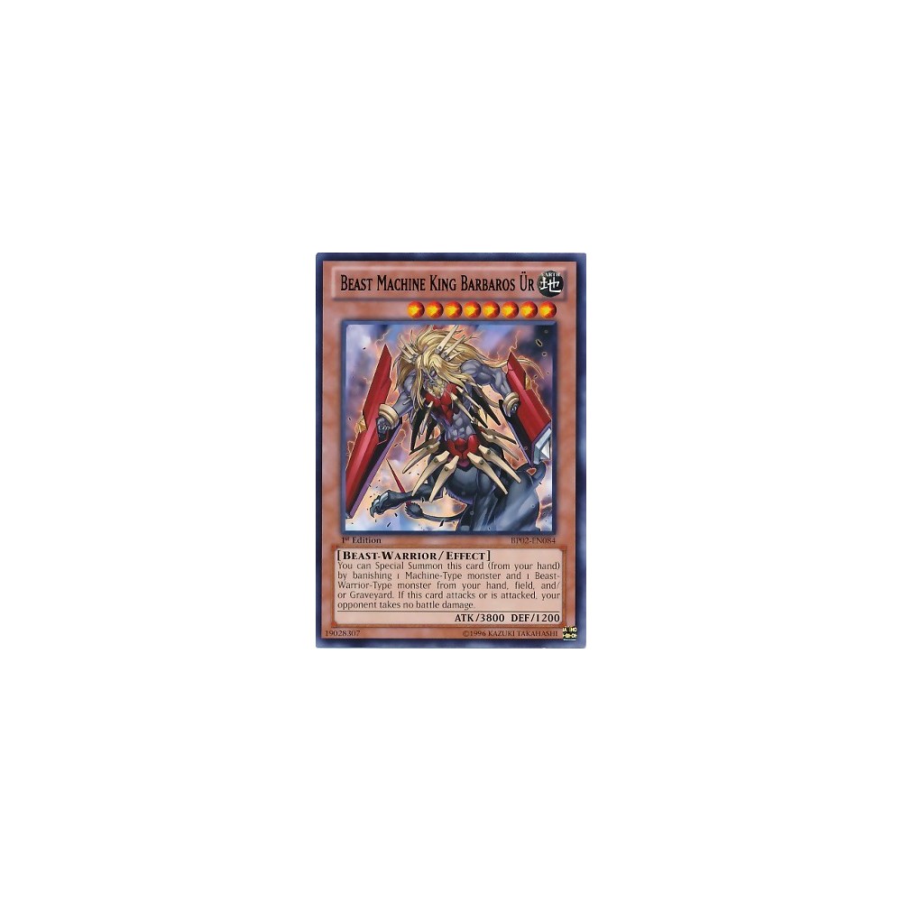 Beast Machine King Barbaros Ür - BP02-EN084 - Mosaic Rare