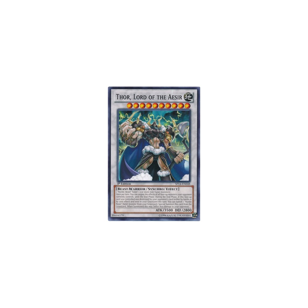 Thor, Lord of the Aesir - SP14-EN048 - Starfoil Rare