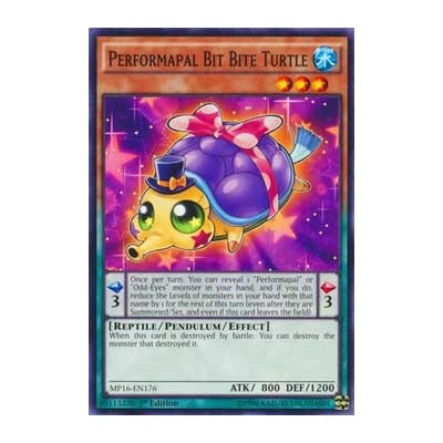 Performapal Bit Bite Turtle - MP16-EN176