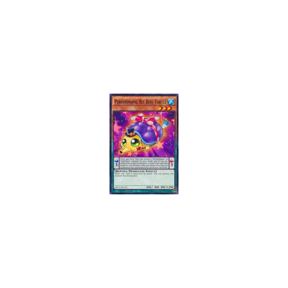 Performapal Bit Bite Turtle - MP16-EN176 Performapal Bit Bite Turtle - MP16-EN176