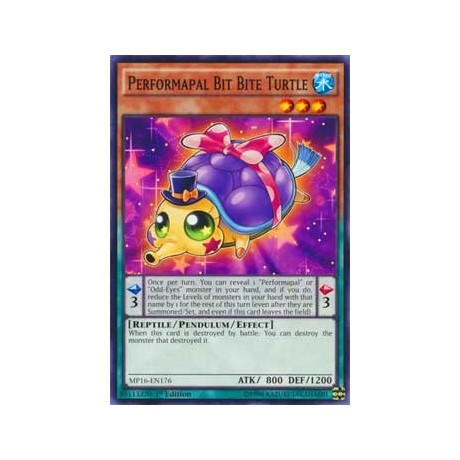 Performapal Bit Bite Turtle - MP16-EN176