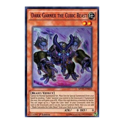 Dark Garnex the Cubic Beast - MVP1-ENS33 - Secret Rare