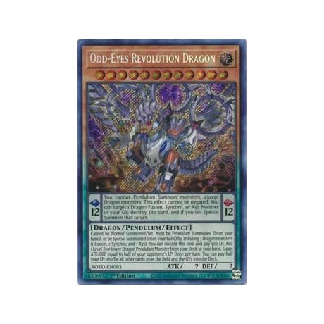 Odd-Eyes Revolution Dragon - ROTD-EN083