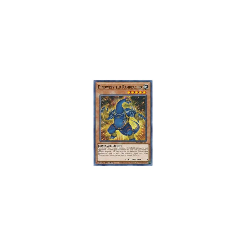 Dinowrestler Rambrachio - MP20-EN105 Dinowrestler Rambrachio - MP20-EN105
