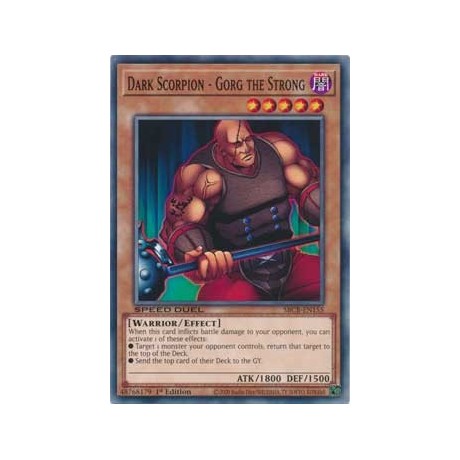 Dark Scorpion - Gorg the Strong - SBCB-EN155