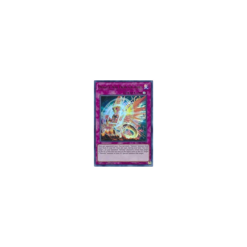 Hieratic Seal From the Ashes - GFTP-EN058 Hieratic Seal From the Ashes - GFTP-EN058