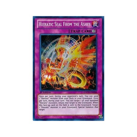 Hieratic Seal From the Ashes