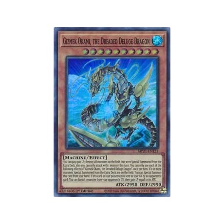 Gizmek Okami, the Dreaded Deluge Dragon - MP21-EN121
