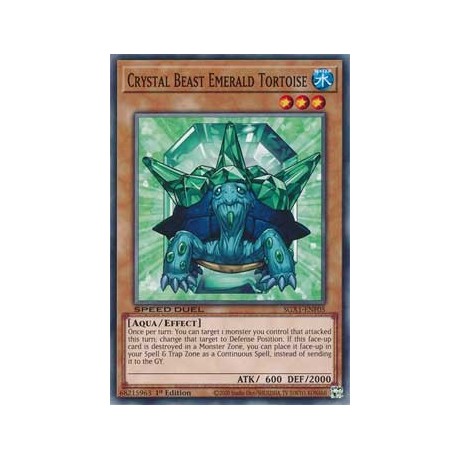 Crystal Beast Emerald Tortoise - SGX1-ENF05