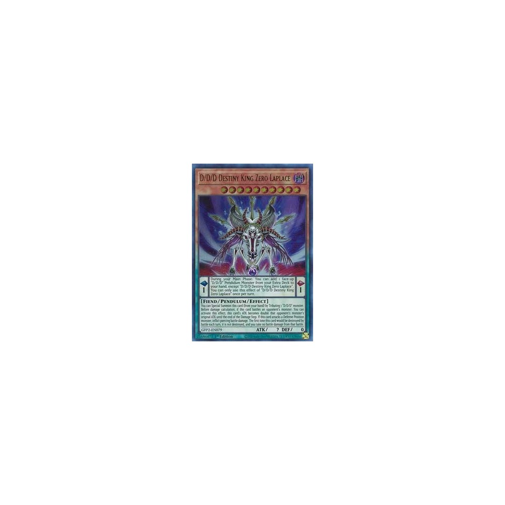 DDD Destiny King Zero Laplace - GFP2-EN079 DDD Destiny King Zero Laplace - GFP2-EN079