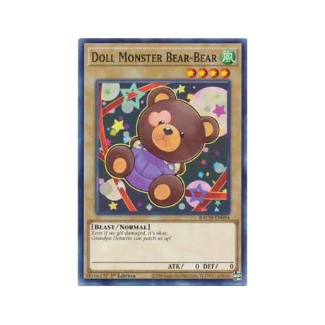 Doll Monster Bear-Bear - BACH-EN094
