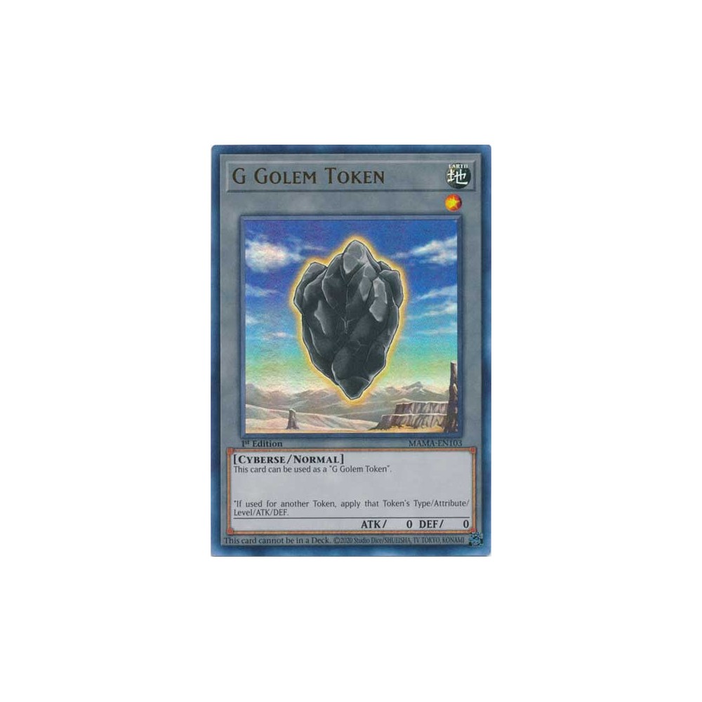 G Golem Token - MAMA-EN103