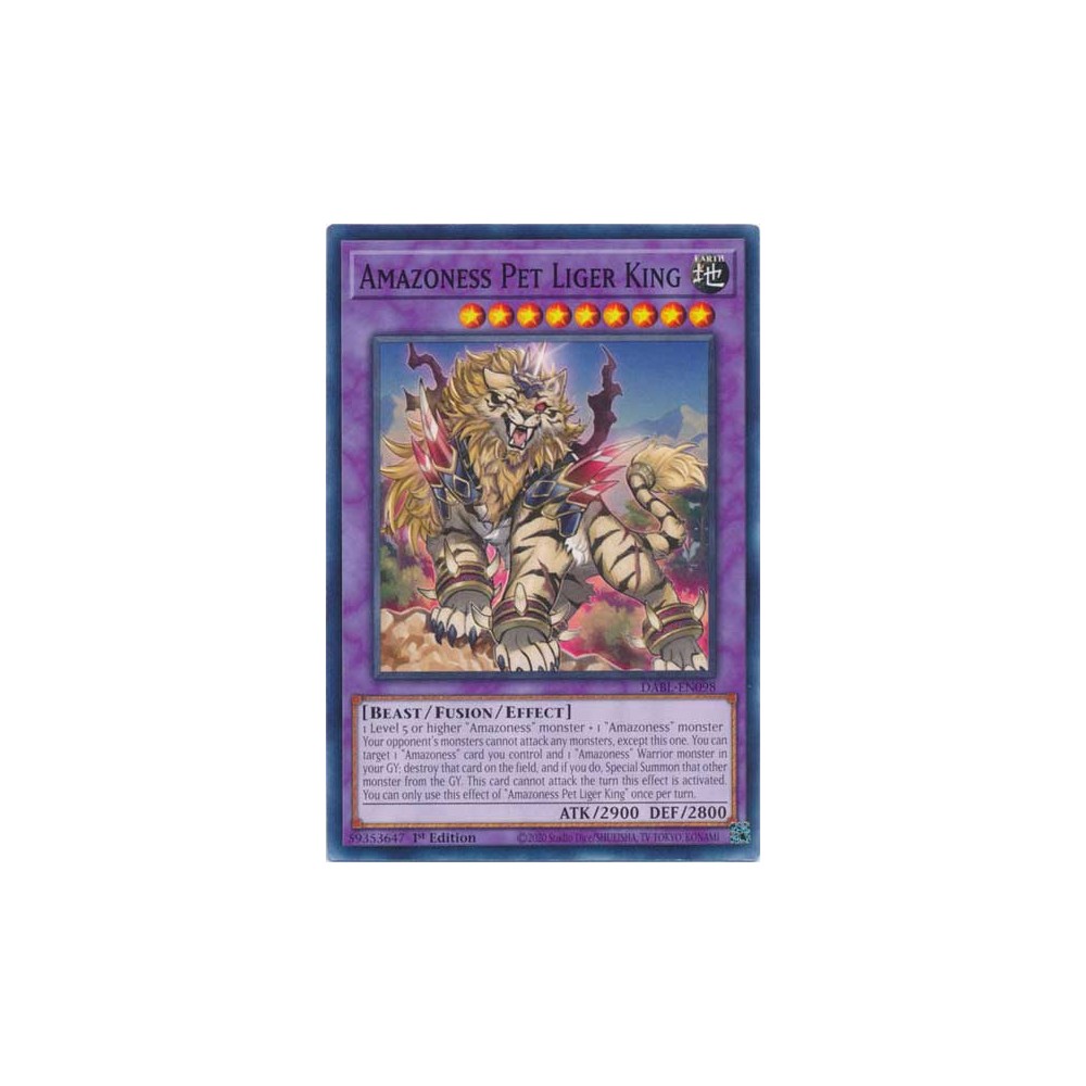 Amazoness Pet Liger King - DABL-EN098