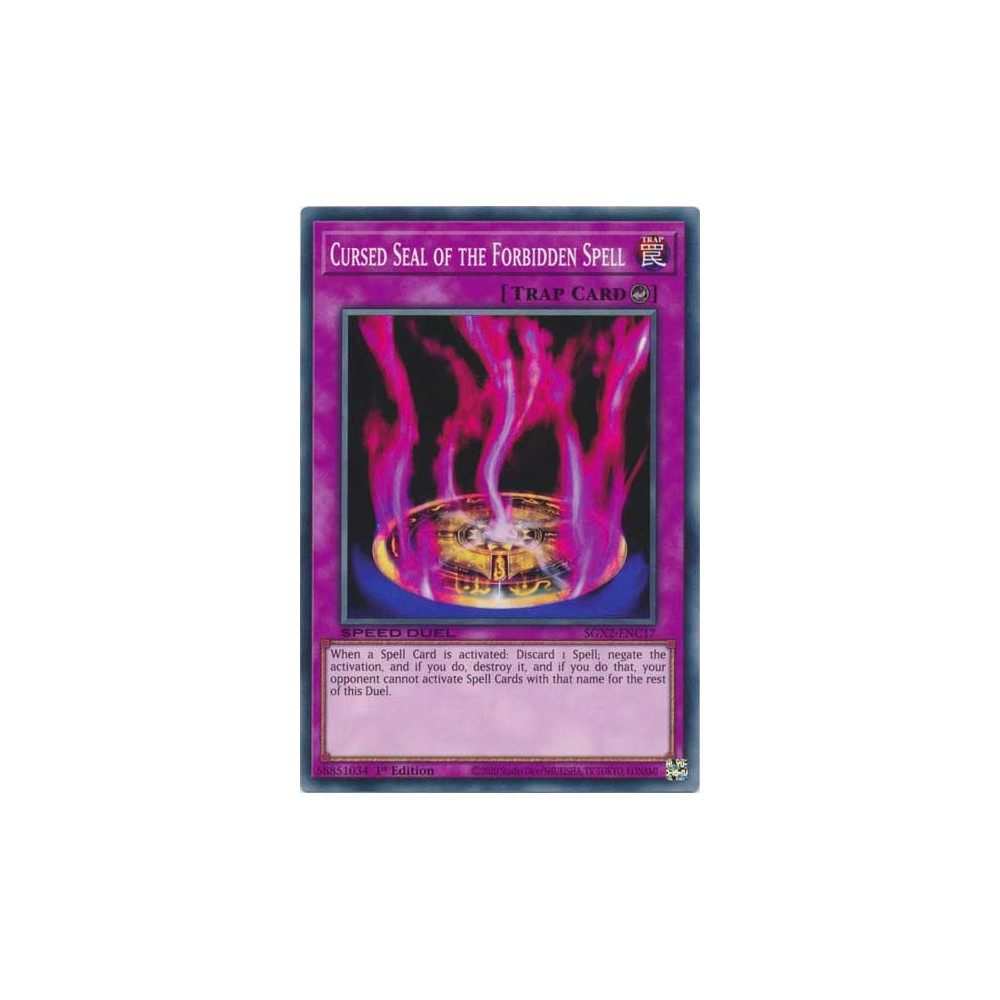 Cursed Seal of the Forbidden Spell - SGX2-ENC17