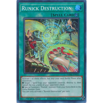 Runick Destruction - TAMA-EN031