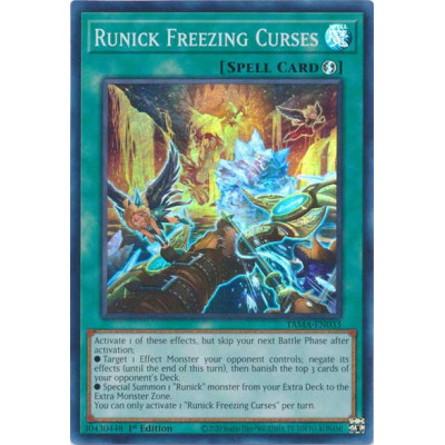 Runick Freezing Curses - TAMA-EN033