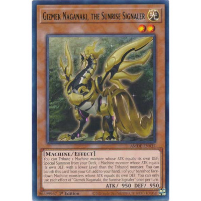 Gizmek Naganaki, the Sunrise Signaler - AMDE-EN037