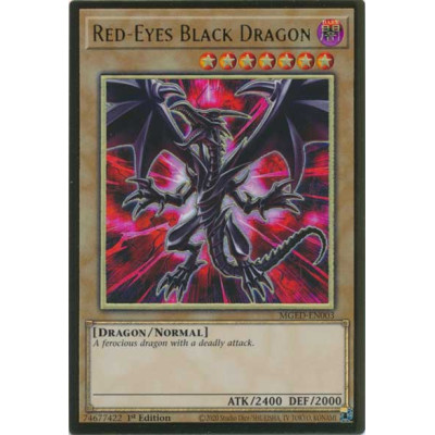 Red-Eyes Black Dragon (alternate art) - MGED-EN003