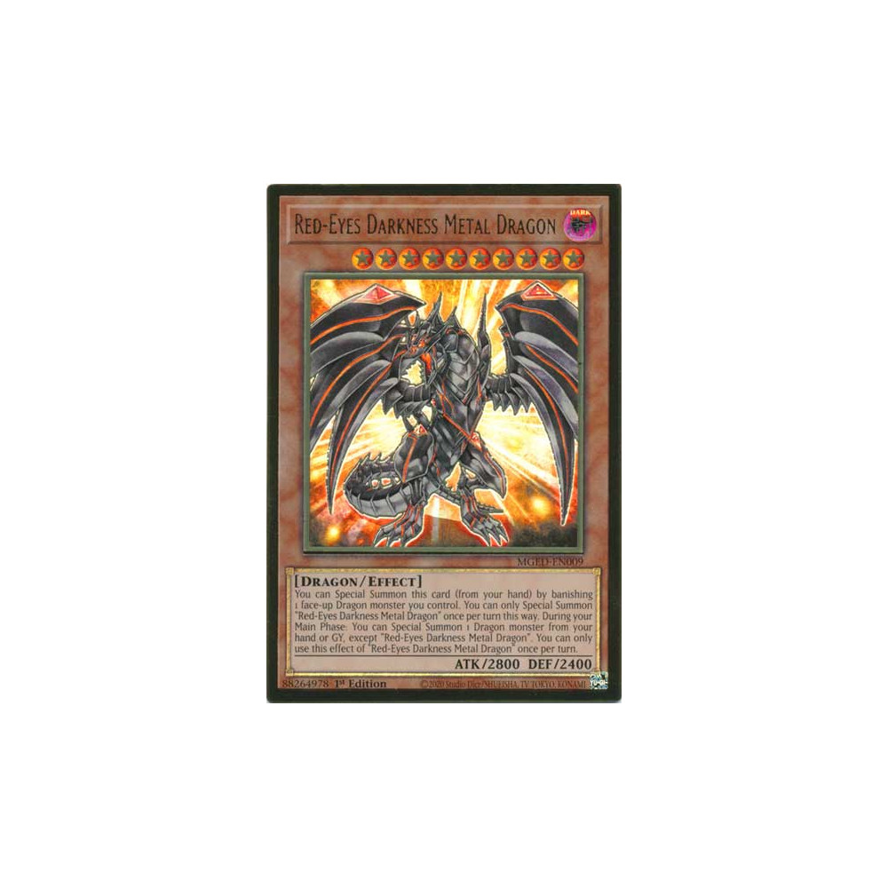 Red-Eyes Darkness Metal Dragon - MGED-EN009 - Versão 1