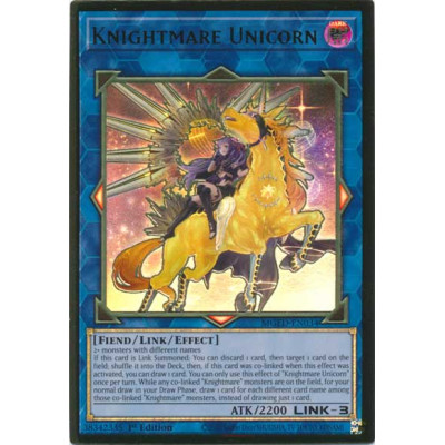 Knightmare Unicorn (alternate art) - MGED-EN034