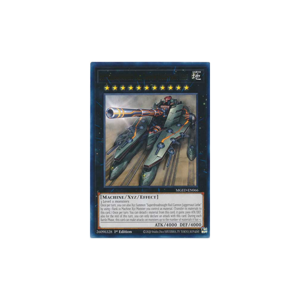 Superdreadnought Rail Cannon Juggernaut Liebe - MGED-EN066