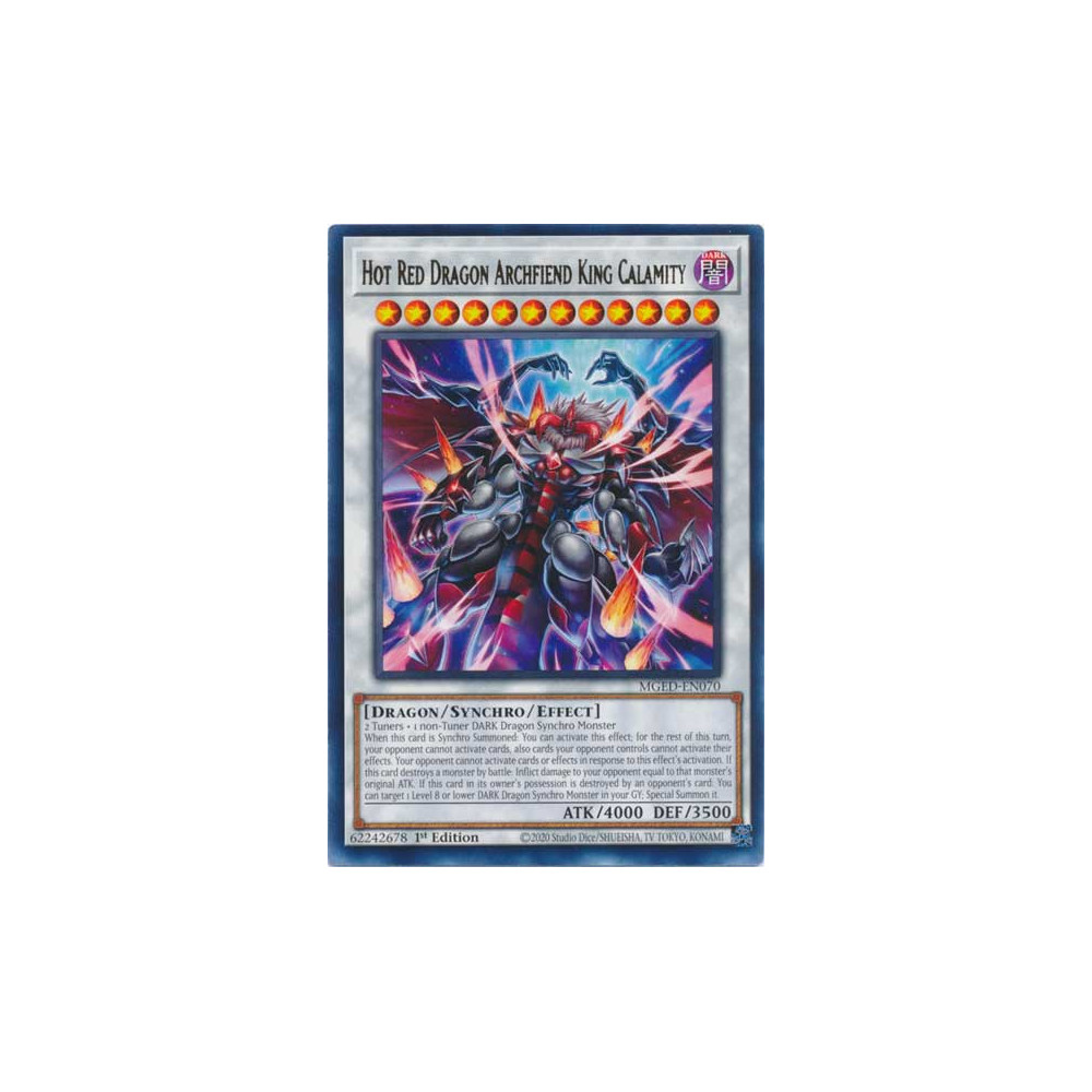 Hot Red Dragon Archfiend King Calamity - MGED-EN070