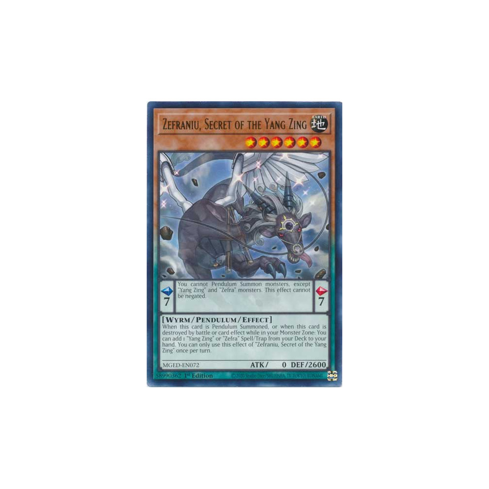 Zefraniu, Secret of the Yang Zing - MGED-EN072