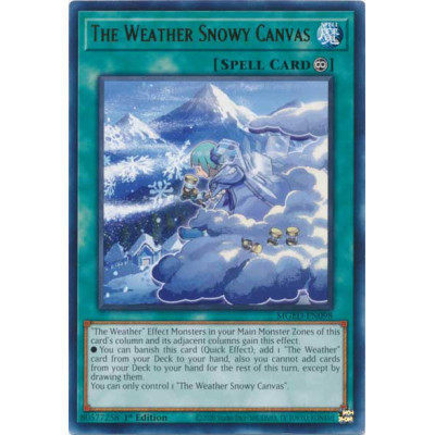 The Weather Snowy Canvas - MGED-EN098