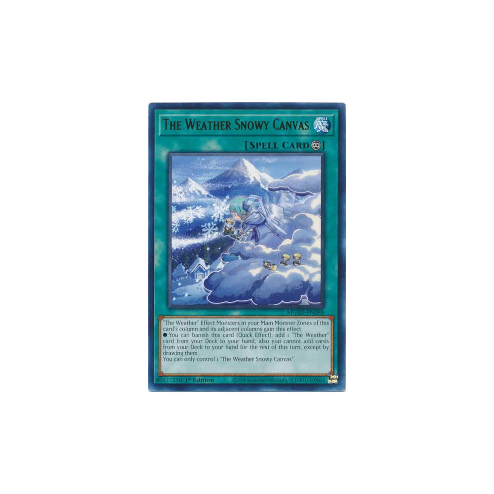 The Weather Snowy Canvas - MGED-EN098