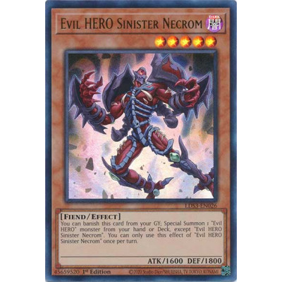 Evil HERO Sinister Necrom - LDS3-EN026 - Ultra Rare
