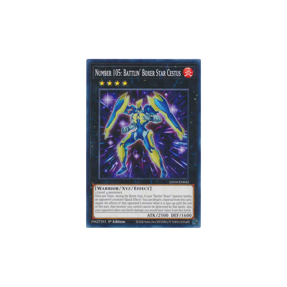 Number 105: Battlin' Boxer Star Cestus - LD10-EN042