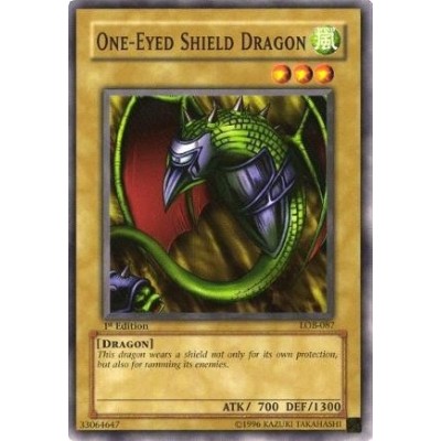 One-Eyed Shield Dragon - LOB-087