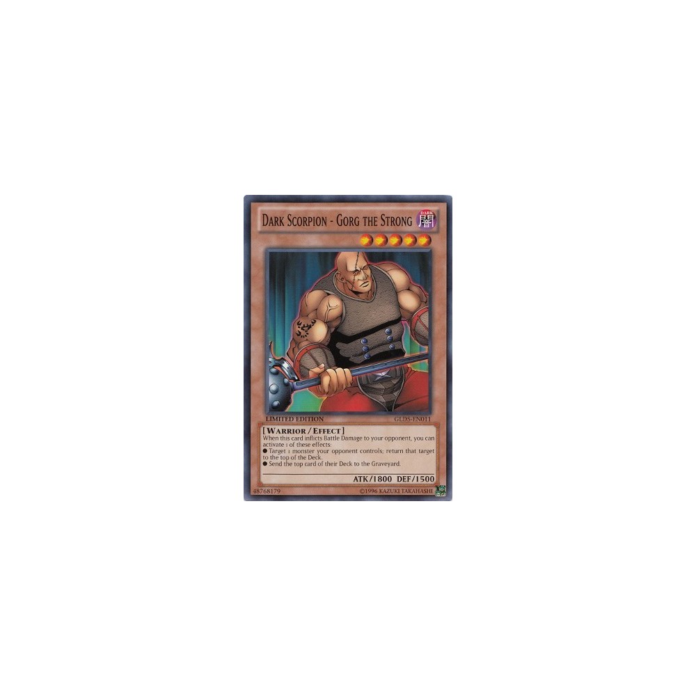 Dark Scorpion - Gorg the Strong - 25th - DCR-EN060