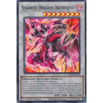 Scarred Dragon Archfiend - SDCK-EN049